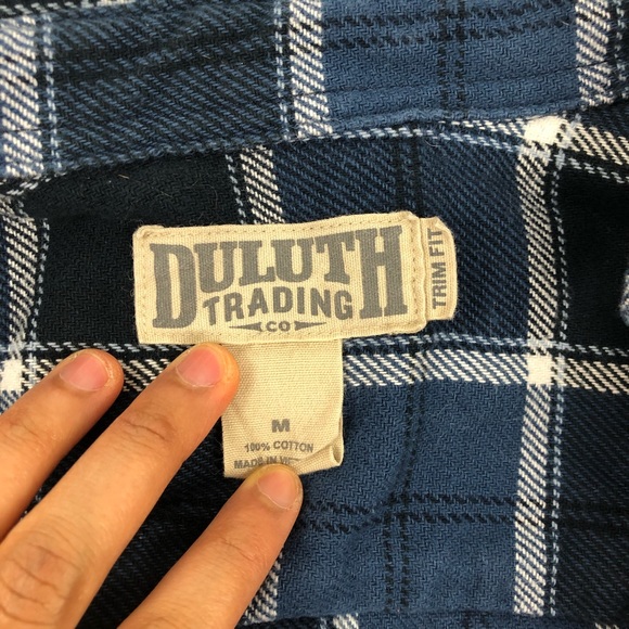DULUTH TRADING Men’s FLANNEL LONG SLEEVE SHIRT - Picture 5 of 5